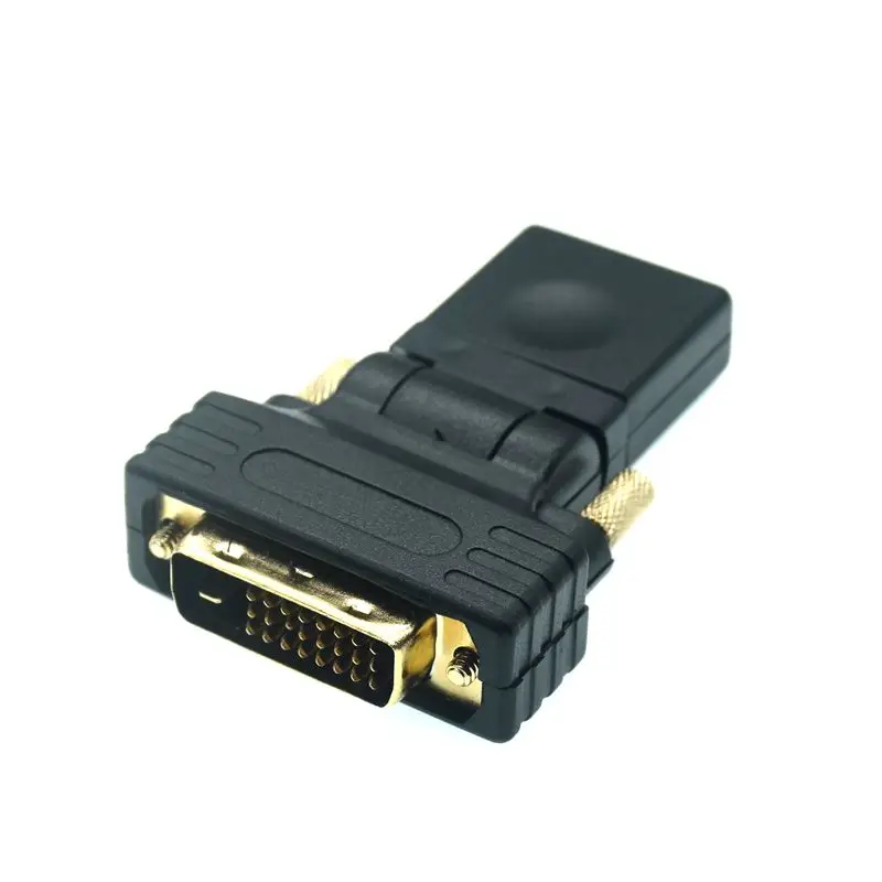 Adaptador compatible DVI 24 + 1 a HDMI, rotación de 90 y 180 grados, convertidor HDTV DVI a HD 1080P para PC, PS3, proyector, TV Box - imagen 4