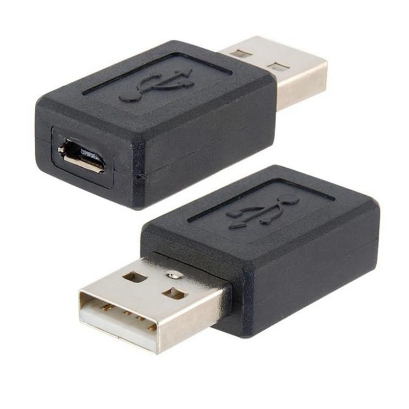 Adaptador USB 2,0 tipo A hembra A Micro USB B hembra, convertidor de enchufe USB 2,0 A Conector micro USB, color negro, buena calidad, venta al por mayor - imagen 3
