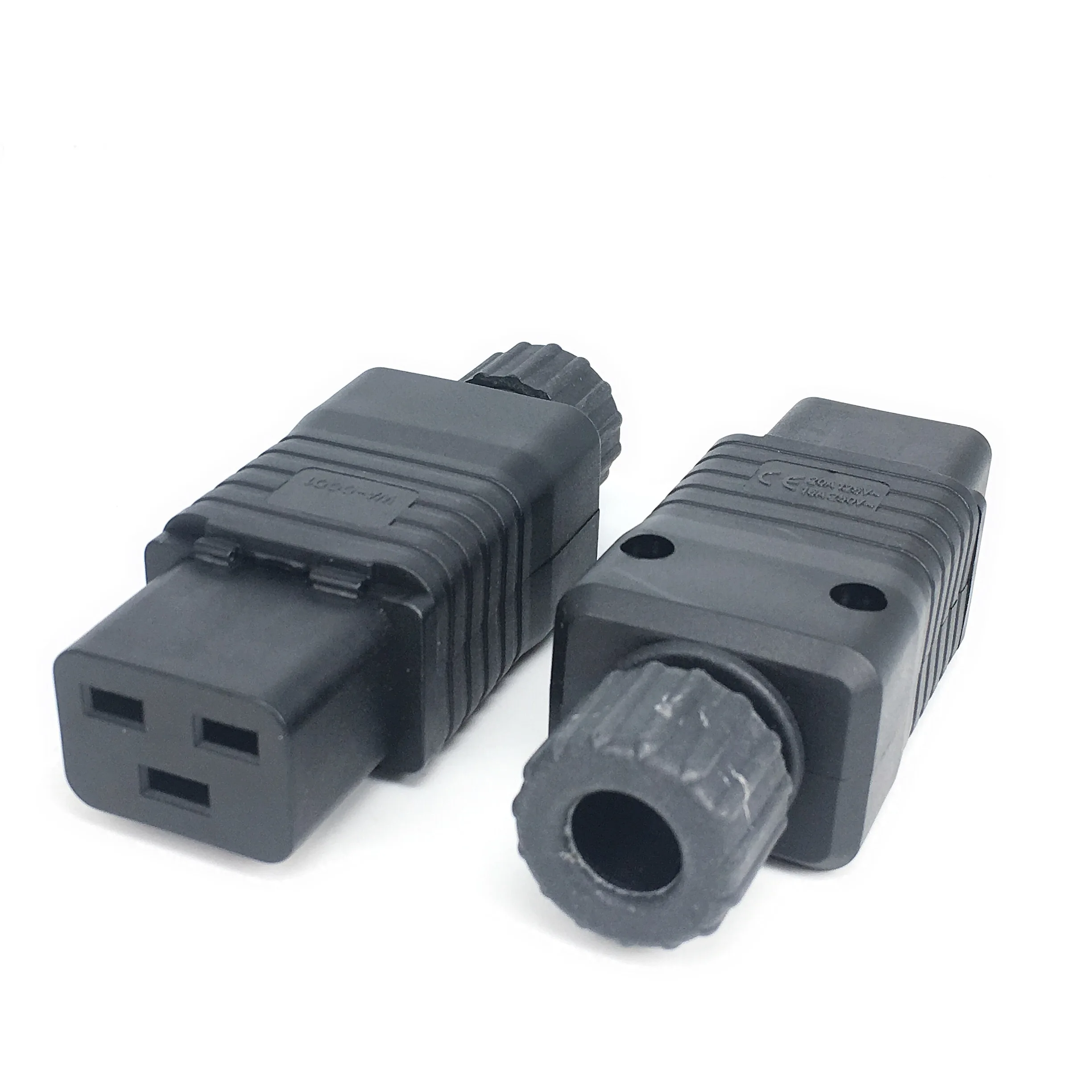 Enchufe IEC PDU UPS 16A 250VAC 320 C 19, conector de alimentación IEC C19, conector IEC 320 C19 Plugue femea Conect - imagen 2