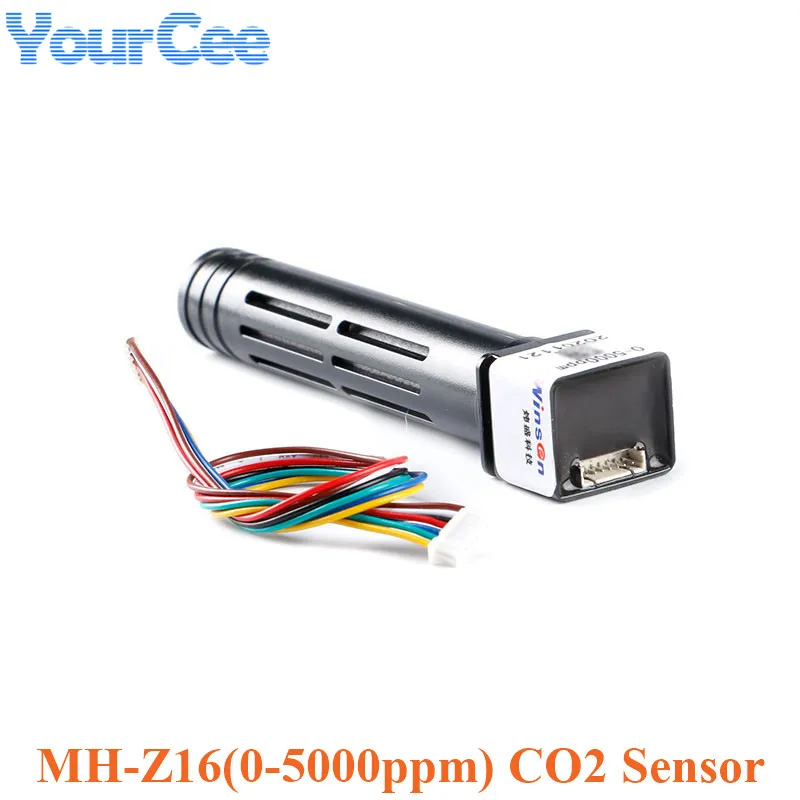 MH-Z16 IR infrarrojo CO2 NDIR dióxido de carbono Gas módulo Sensor de aire detección de calidad del aire 0-5000ppm UART PWM MH Z16 MHZ16