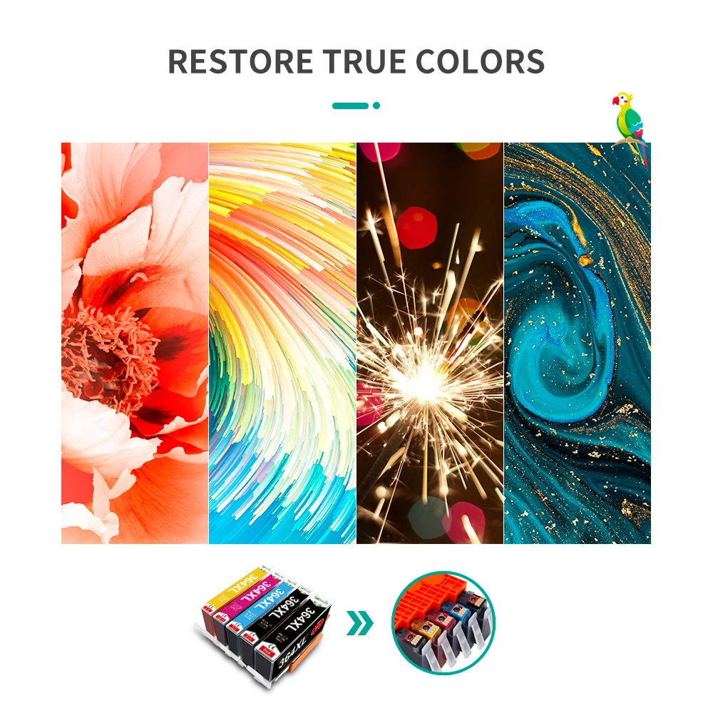 InkGarden cartucho de tinta para impresora HP 364XL 364 XL HP364 Compatible con Photosmart 5520 5522 5524 6510 6512 6515 4620 4610 4622 - imagen 5