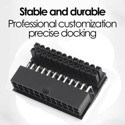 UTHAI Fuente Alimentación ATX 24P con Giro 90 Grados y Conector de Dirección para PC