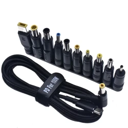 Cable USB-C a Conector Universal para Cargador de Portátil