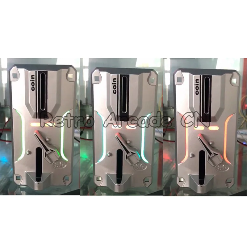 Panel frontal LED aceptador de monedas electrónico CPU, mecanismo Selector de monedas de comparación, accesorio de máquina de juego Arcade - imagen 4