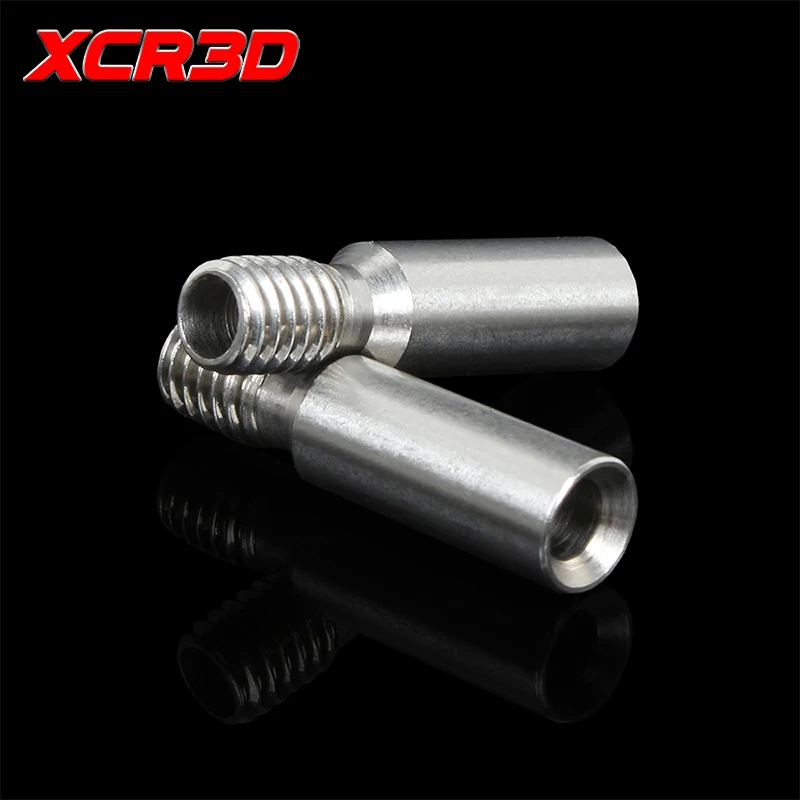 XCR-piezas de impresora 3D CR10 Ender3 Heatbreak, M6 de Metal, garganta roscada, rotura de calor directa, tubo Bowden para filamento de 1,75 MM