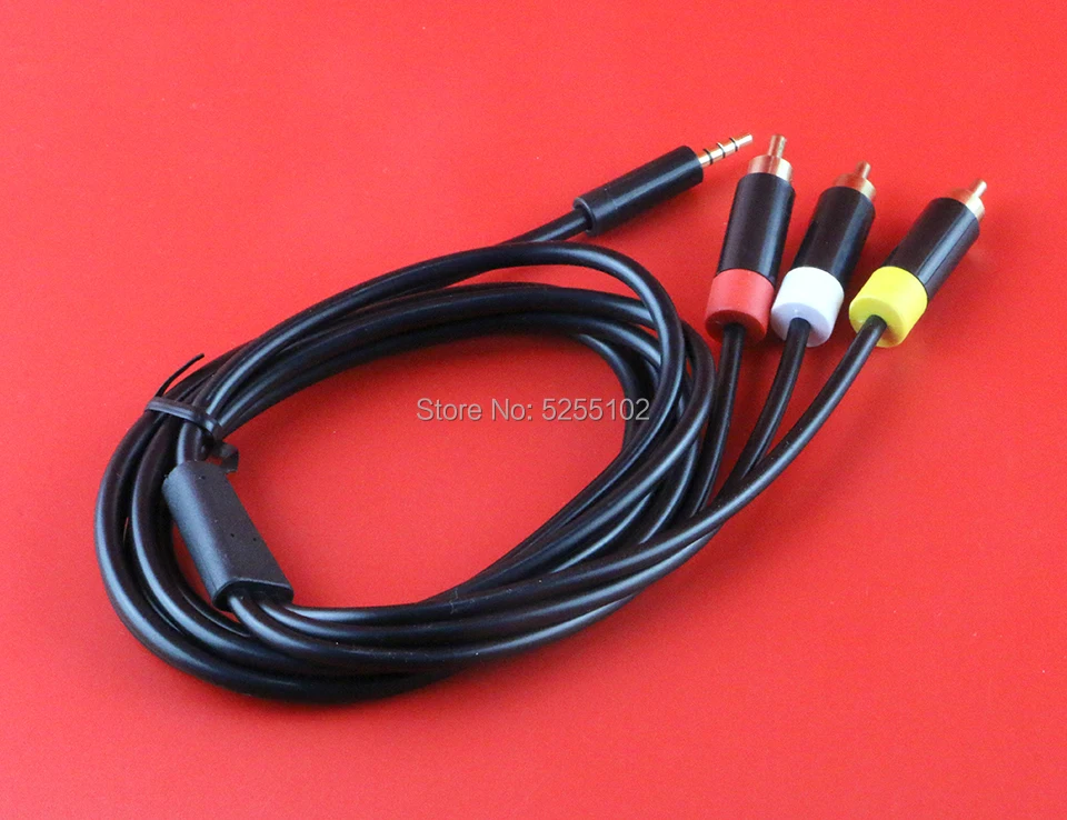 20 piezas para XBOX 360E Cable AV conexión de Audio y vídeo para Microsoft Xbox 360E Videojuego Cable AV de sonido Digital de alta calidad - imagen 2