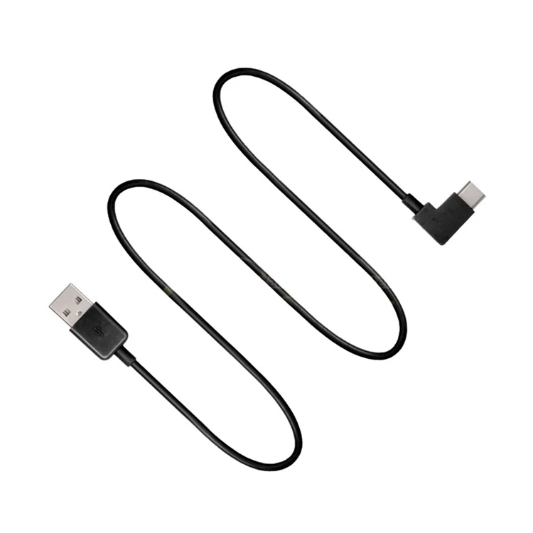 Cable USB 3.1 tipo C USB-C a USB 2,0 en ángulo recto, conector de 90 grados para tableta y teléfono móvil, 20cm/100cm/200cm/300cm - imagen 4