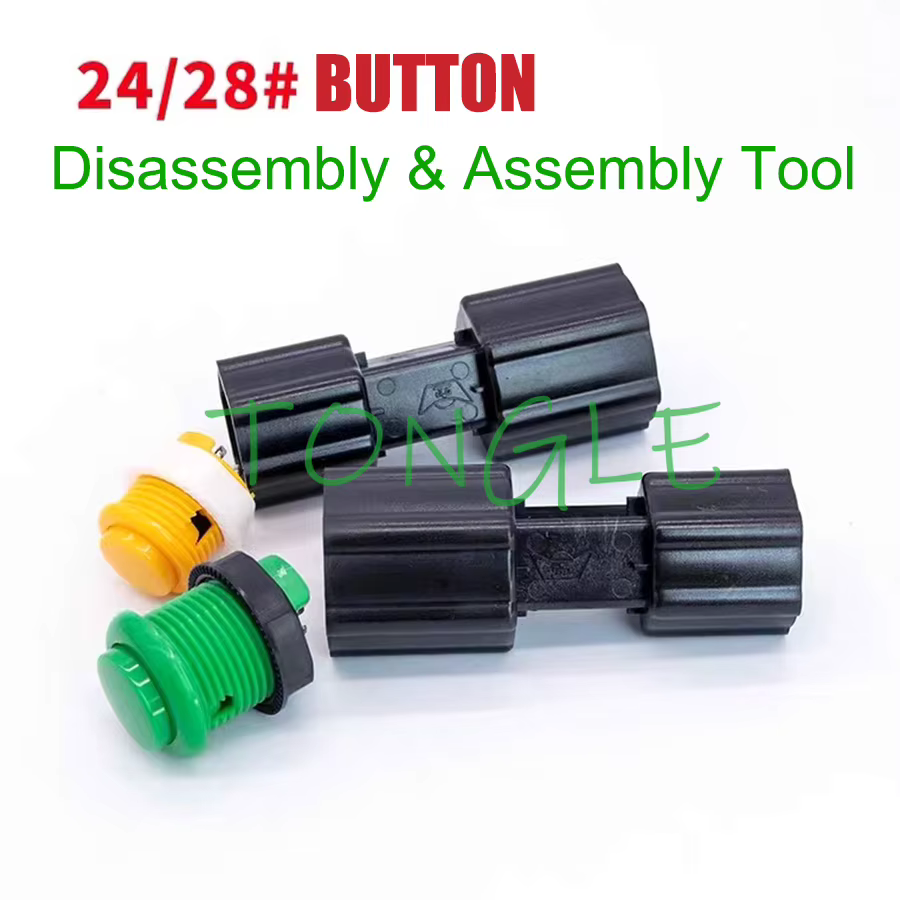 Herramienta de llave para botones arcade de 24 mm y 28 mm