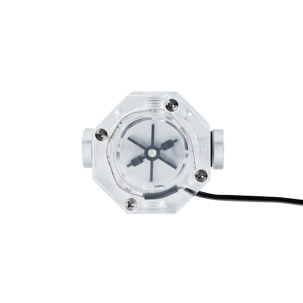 Bitspower-indicador Octagonal de velocidad del agua, medidor de flujo, 5V, 3 pines, DRGB G1/4, BPTA-OFI-DRGB - imagen 3