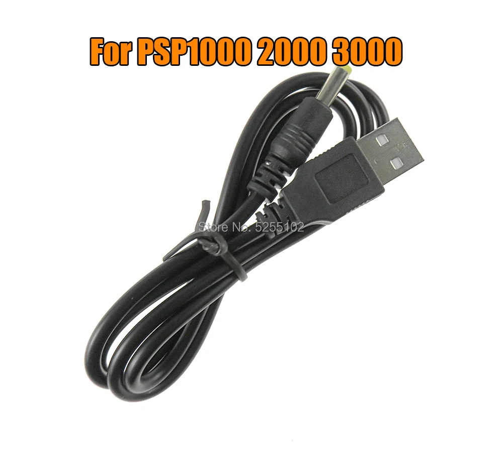 20 piezas cable de carga cargador USB Cable de alimentación Cable de carga para PSP1000 2000 3000 cable de carga 0,8 m - imagen 2