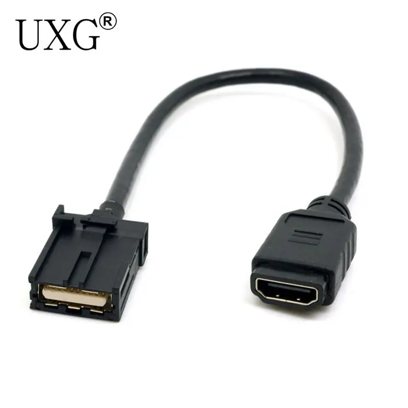 Cable De Audio De Alta Velocidad HD-1,4 tipos E Macho A Tipo A Hembra, Vídeo, 0,3 M, Sistema De Conexión Automotriz, Conector