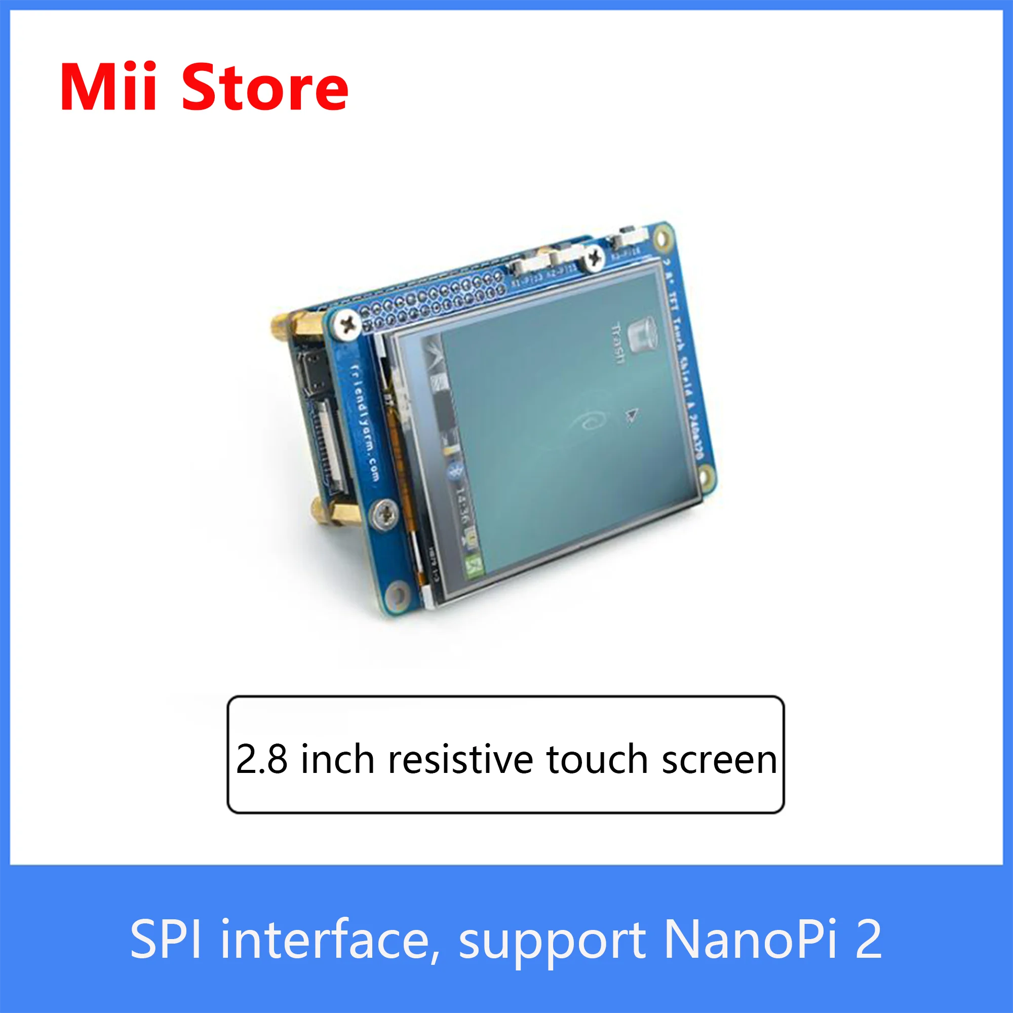 Compatible con interfaz TFT SPI de pantalla táctil resistiva de 2,8 pulgadas NanoPi 2 - imagen 4