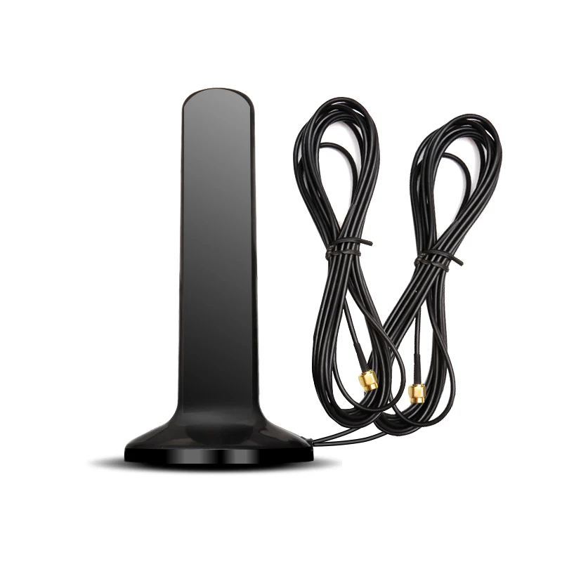 Amplificador de señal de antena GSM 4G 5G para exteriores 600-6000MHz 30dBi Omni antena con ventosa magnética SMA macho TS9 CRC9 para módem enrutador - imagen 3