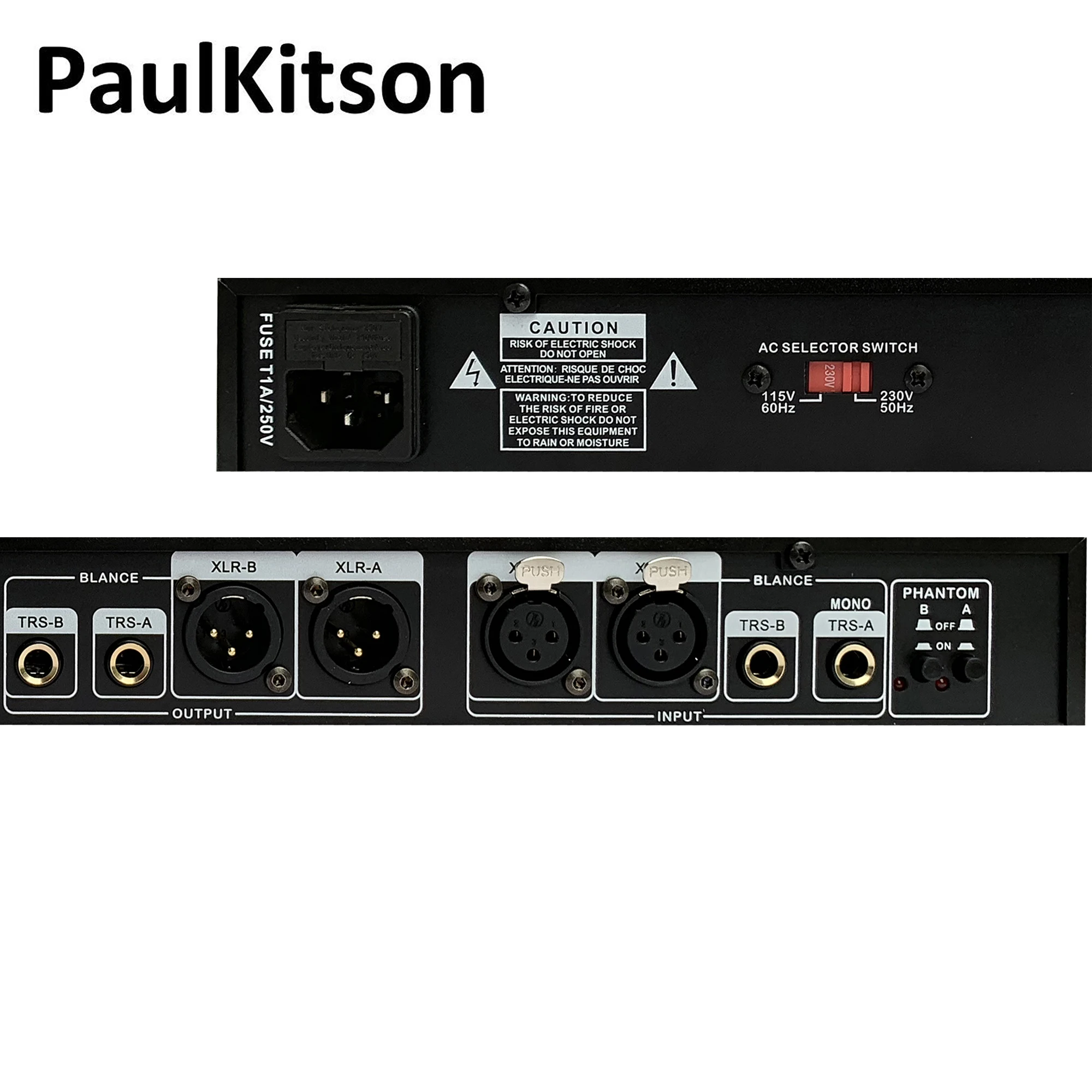 Paulkitson-supresor de retroalimentación Digital profesional CTF1000, 2 en 2 salidas, palanca de cambios de frecuencia, micrófono de procesamiento de Audio, Anti-aullido - imagen 5