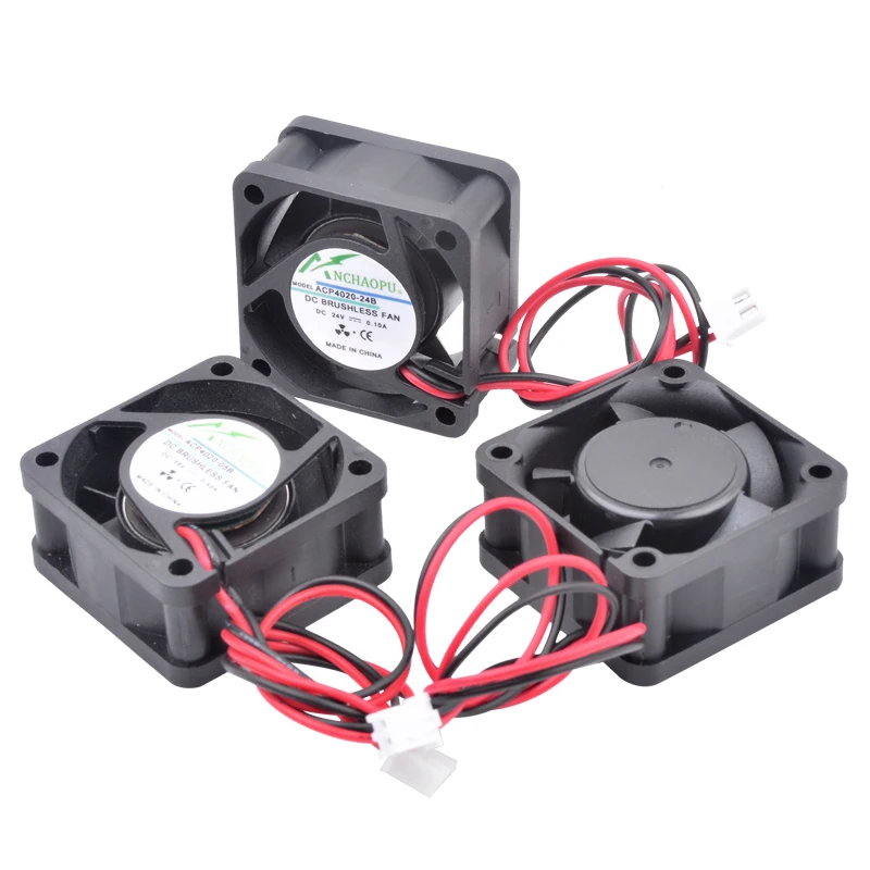 ACP4020 4cm 40mm ventilador 40x40x20mm DC5V 12V 24V ventilador de refrigeración para inversor enrutador fuente de alimentación del inversor - imagen 5