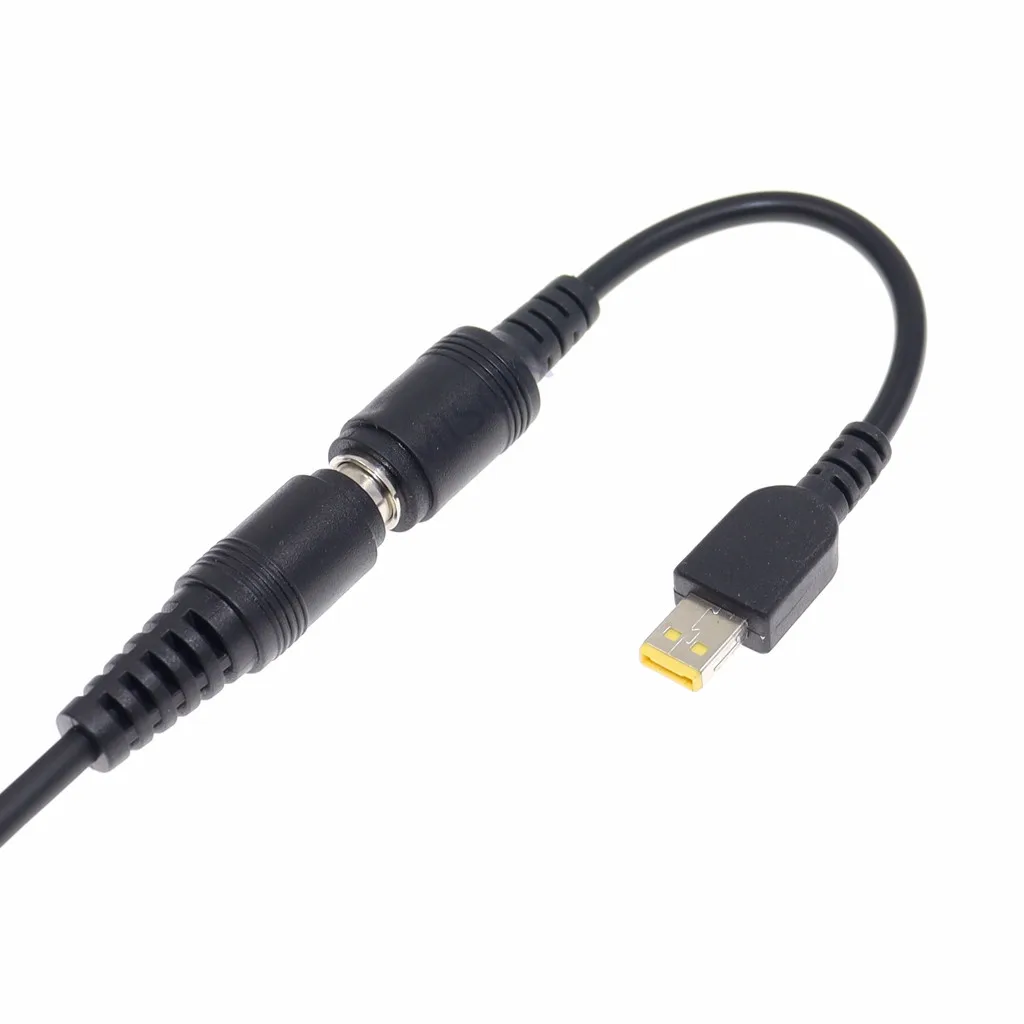 Convertidor de enchufe de 7,9x5,5mm a clavija cuadrada, adaptador de corriente para ordenador portátil, Cable conector para Lenovo ThinkPad 10 Helix 2 4X20E75066 - imagen 3