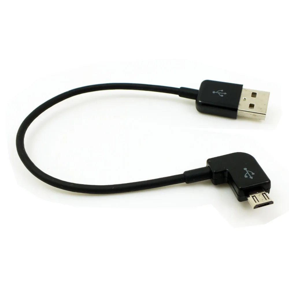 Cable Micro USB de ángulo de 90 grados, 1M, 3M, 5M, Cable cargador de carga de datos de sincronización de 2m, Cable para tableta móvil - imagen 4