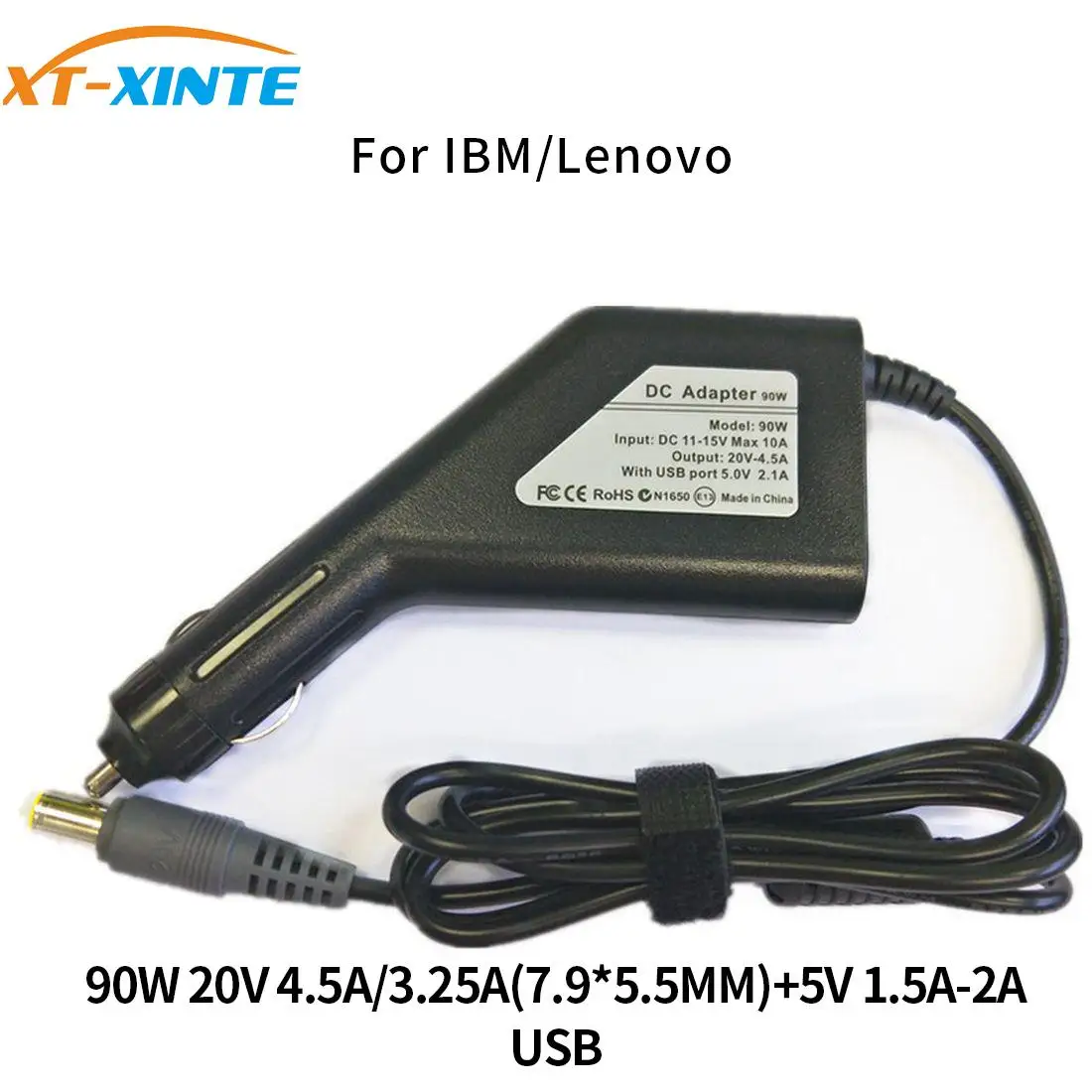 1x90W 65W 45W 19V 20V cargador de coche portátil USB DC AC adaptador de fuente de alimentación portátil para IBM/Lenovo/Acer/HP/DELL/ASUS/SONYSamsung