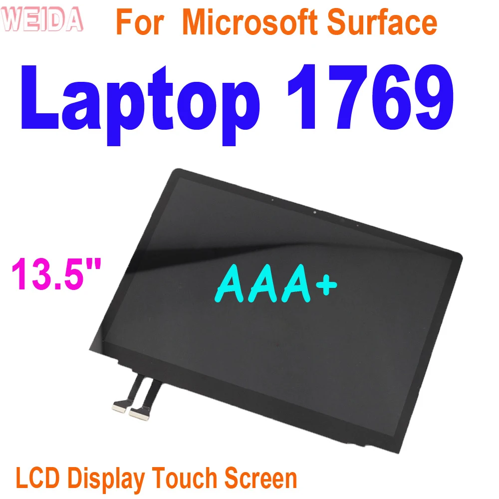 Pantalla LCD AAA + para ordenador portátil de 13,5 pulgadas, montaje de digitalizador con pantalla táctil, para Microsoft Surface 1769, 1769