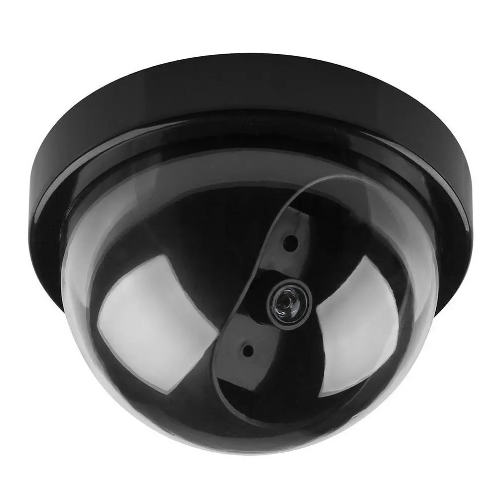 Cámara falsa domo de simulación para interior y exterior, Monitor Led de vigilancia de seguridad para el hogar con luz estroboscópica roja - imagen 5