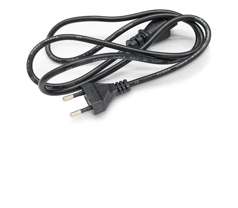 Cable adaptador de corriente Universal para cargador de ordenador portátil, enchufe europeo de 1M para ordenador portátil, fuente de alimentación, Monitor y TV, enchufe de seguridad tipo F - imagen 5