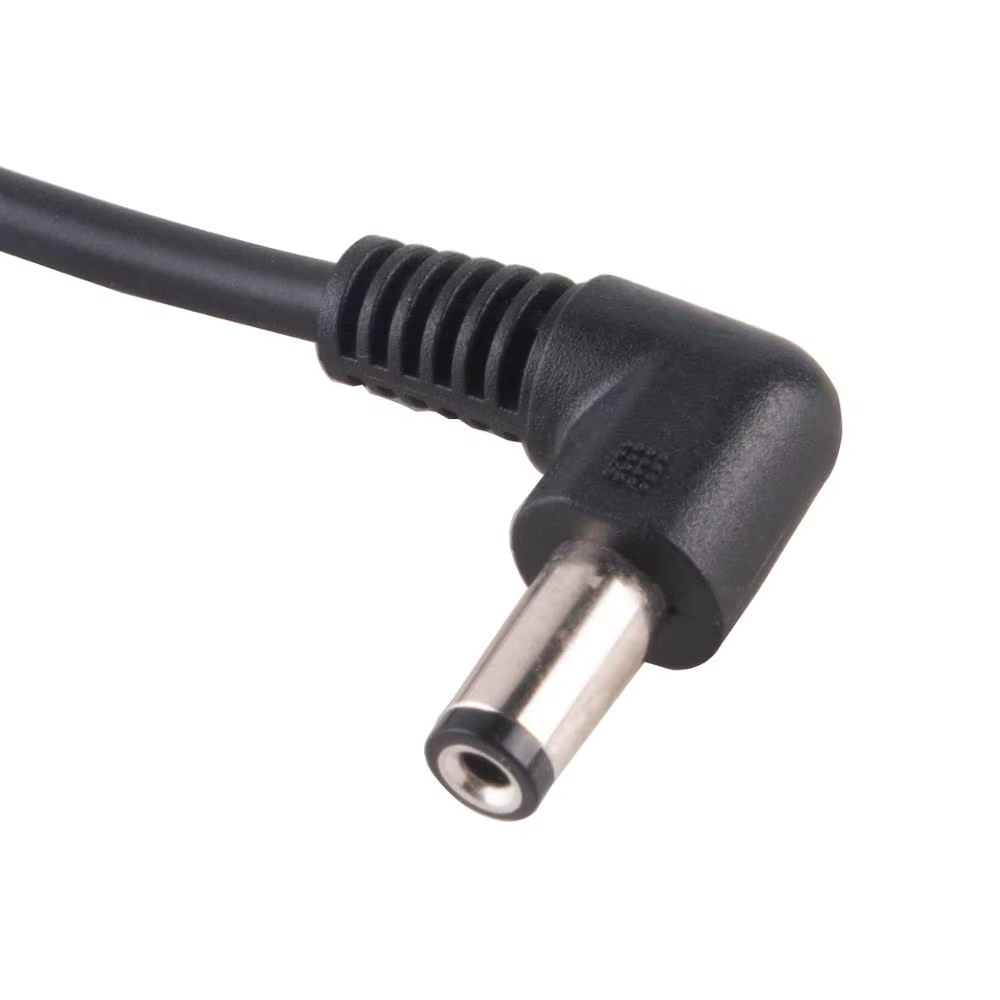 Adaptador de corriente DC 5,5/2,1 mm: angulo 90 a salida recta - imagen 3