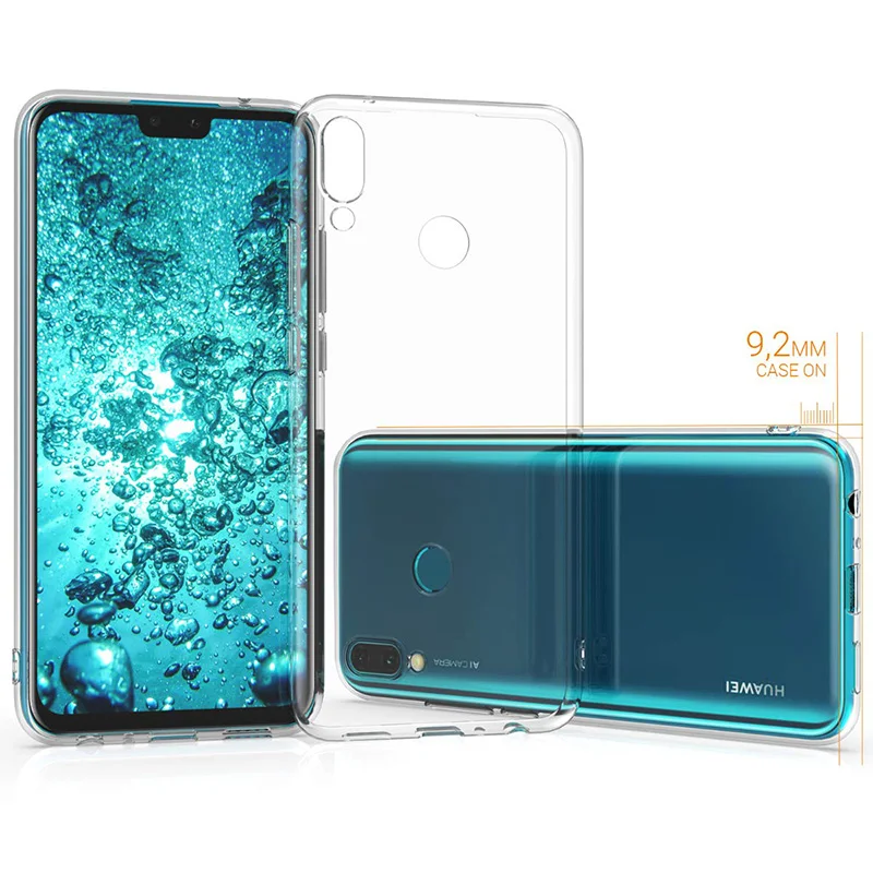 Funda trasera de silicona TPU para Huawei Y9 2019 Funda transparente 360 Funda protectora suave transparente Y92019 Enjoy 9 Enjoy9 Plus Bag - imagen 2