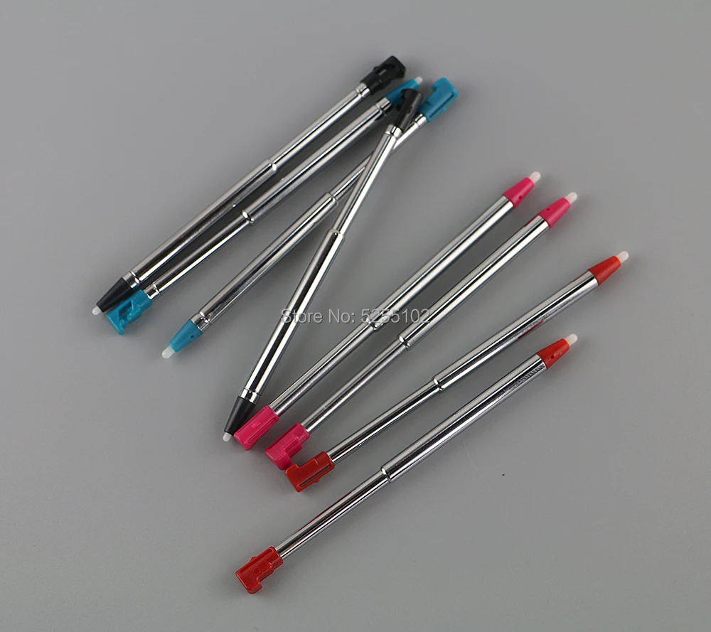 Bolígrafo de pantalla táctil de Metal de repuesto, 10 Uds., para lápiz táctil retráctil de Metal 3DS - imagen 3