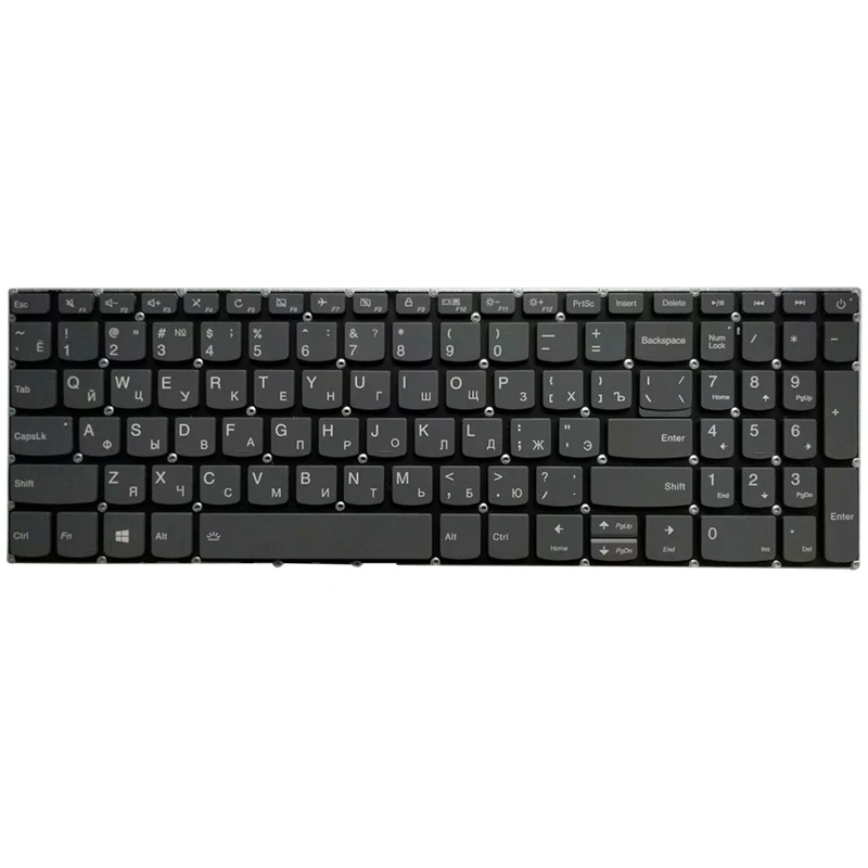 Teclado ruso para Lenovo ideapad, S145-15IWL, S145-15AST, S145-15API, BS145-15IGM, RU, negro - imagen 4