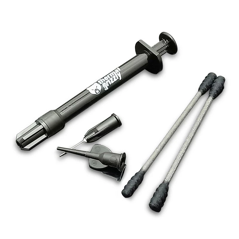 Grizzly Conductonaut-enfriador térmico para ordenador, procesador AMD Intel, Metal líquido dorado, 1g/5g, 73W/mk CPU/GPU - imagen 2