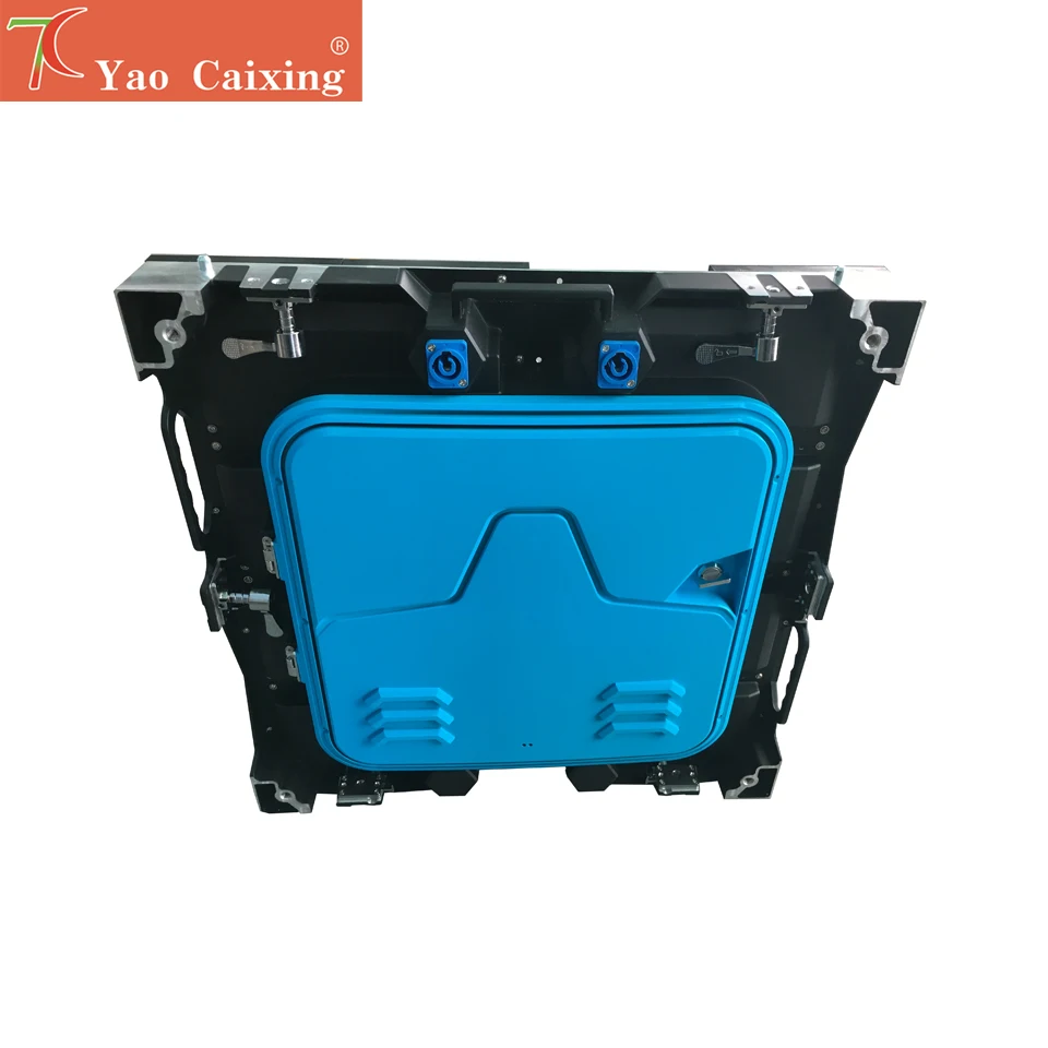 P2 interior 512x512mm matriz de puntos 256*256 píxeles gabinete de aluminio de alta resolución pantalla de visualización pared de vídeo - imagen 4