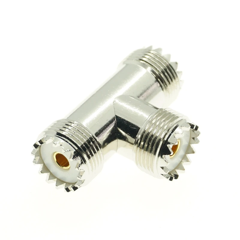 Adaptador UHF PL259 a BNC N SMA – Ángulo Brida Macho/Hembra Latón - imagen 5