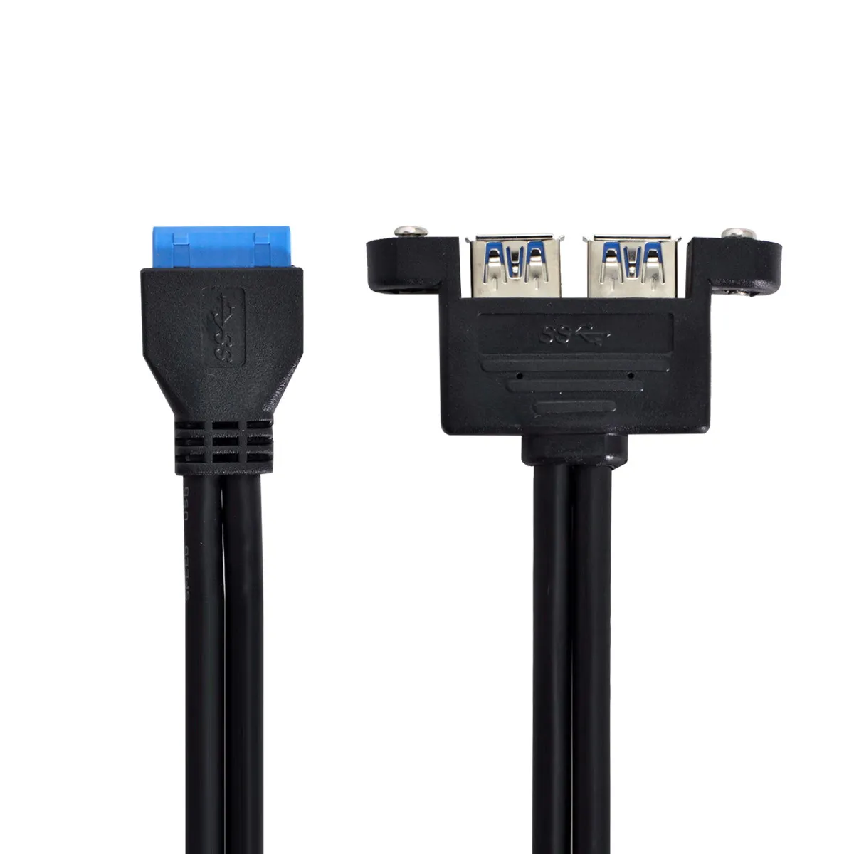 Chenyang 2PORT USB 3,0 tipo de Panel placa base 20P Cable de 50cm - imagen 2