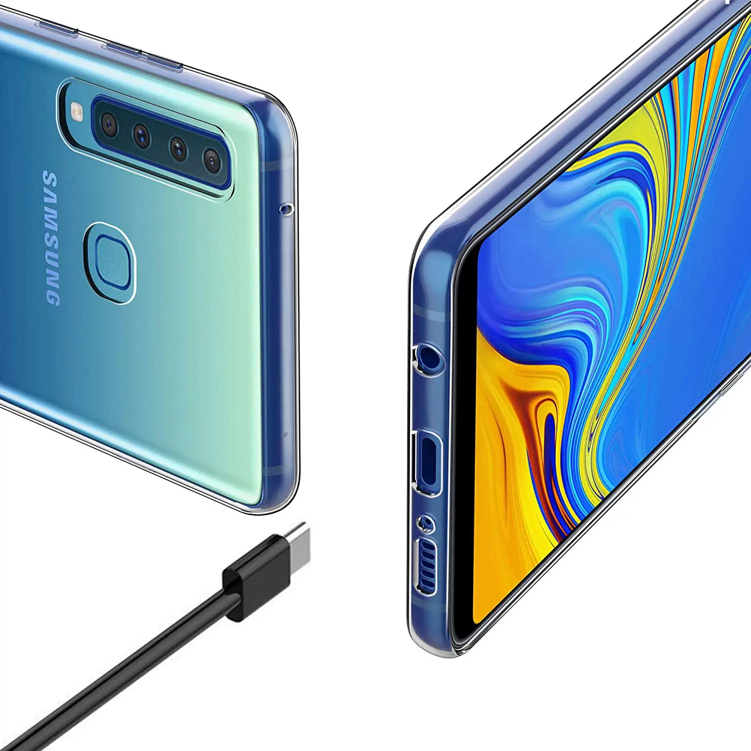 Funda de silicona TPU suave para Samsung Galaxy A9, 2018, A9S, fundas transparentes para teléfono, 360 de protección, Gel Delgado, Coque SM-A920F/DS Armor - imagen 5