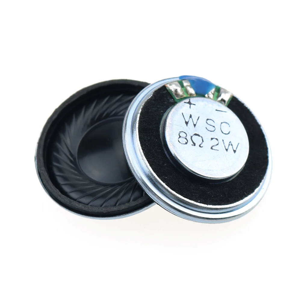 YuXi-minialtavoz de 8 Ohm, 2 W, 8 Ohm, 2 vatios, diámetro de 28MM, 5,4 CM de espesor, 5 unidades - imagen 2
