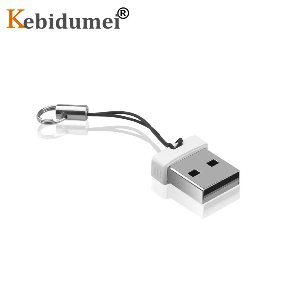 Kebidumei-lector de tarjetas de memoria Flash, Mini adaptador para ordenador portátil, USB 2,0 TF - imagen 2