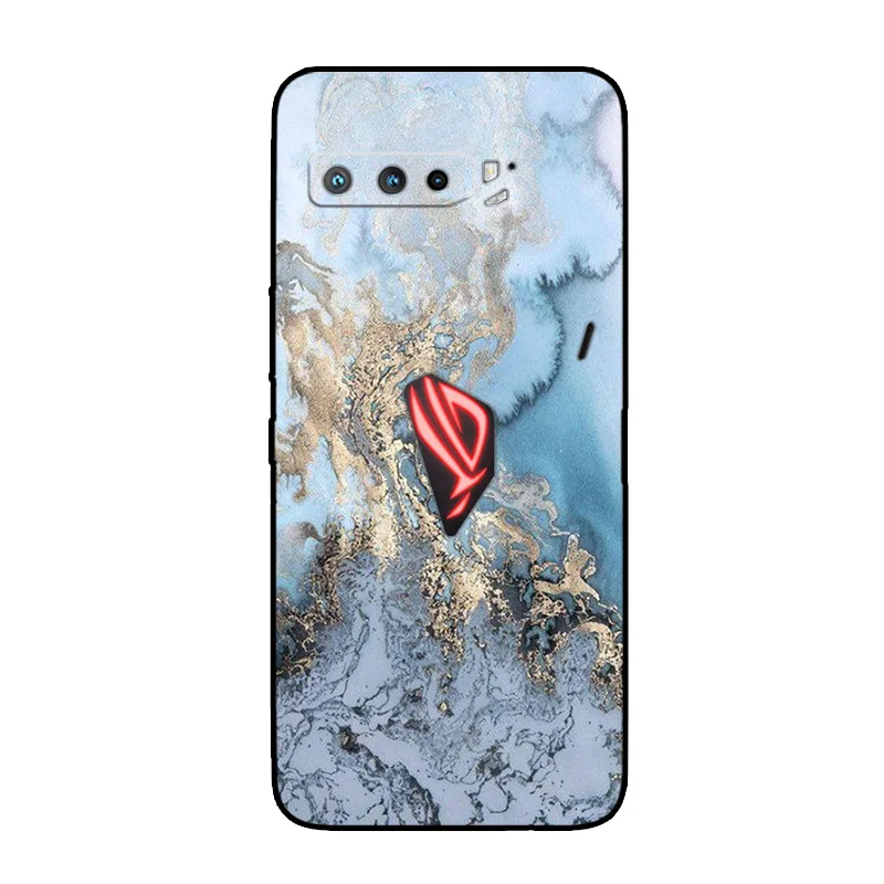 Funda de silicona suave a prueba de golpes para ASUS ROG Phone 3 ZS661KS, carcasa trasera de TPU para Asus ROG 5 ZS673KS, fundas de teléfono ROG3, dibujos animados bonitos - imagen 4