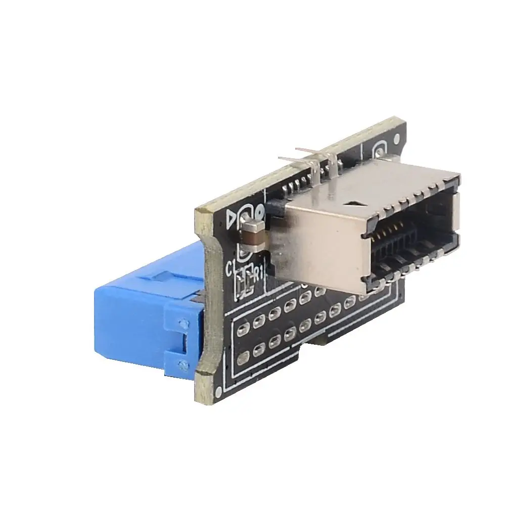 Enchufe de Panel frontal USB 3,0 tipo C, adaptador de extensión de cabezal de 19 pines a TYPE-E de 20 pines para placa base ASUS, interfaz externa USB3.1 - imagen 3