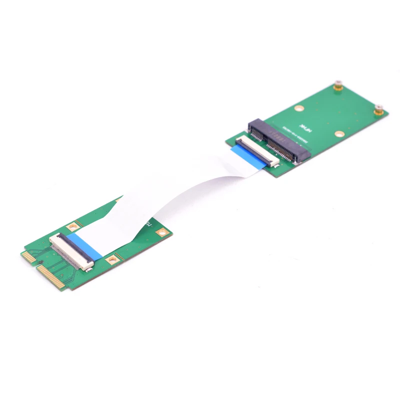 Cable de extensión Mini PCIe macho a hembra ultradelgado, ranura mSATA SSD de tamaño medio a tarjeta de tamaño completo, compatible con ordenador portátil y de escritorio - imagen 2