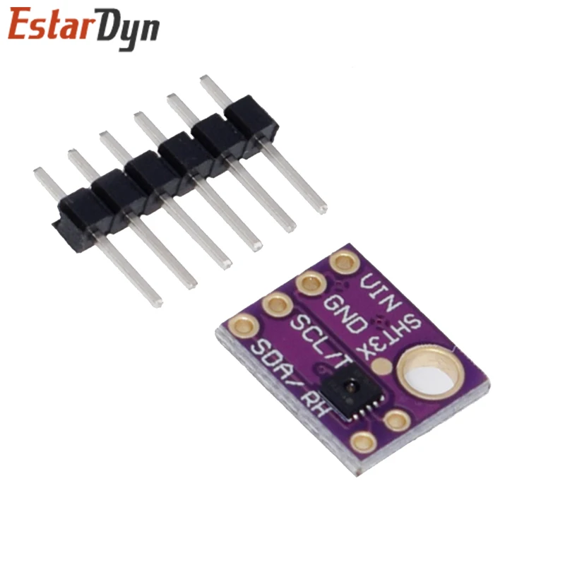 Módulo de Sensor de humedad y SHT31-D de temperatura SHT31, microcontrolador IIC I2C, tiempo de ruptura, compatible con Arduino, 3V y 5V - imagen 2