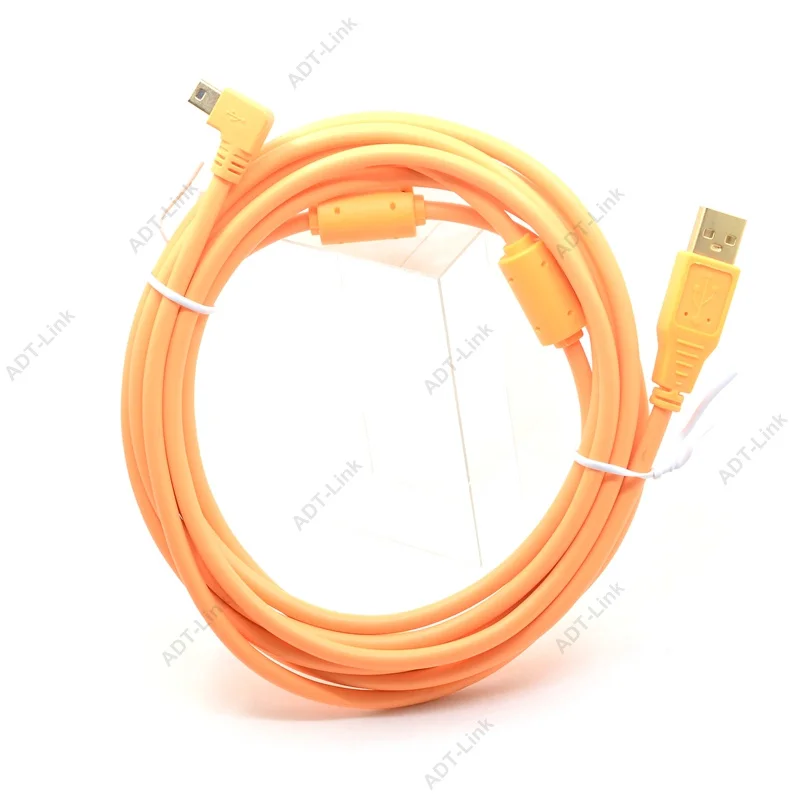 USB 2.0 a Mini-B de 5 pines, (3.0 m 5,0 m 8,0 m 10 m), Cable de puerto ORG USB Mini-B de 5 pines Conexión en ángulo a una cámara usando - imagen 5