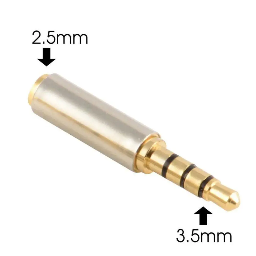 Adaptador de Audio Jack de 3,5mm a 2,5mm, conector macho de 2,5mm a hembra de 3,5mm para Cable de altavoz auxiliar, Conector de auriculares 3,5 - imagen 5