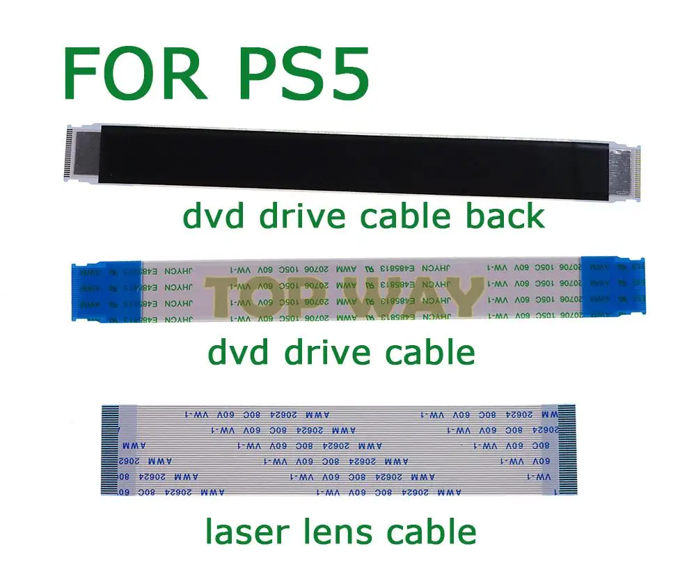 Reemplazo de 50 Uds para controlador Sony PS5, Cable flexible de unidad de Dvd de 24 pines para consola Playstation 5, Cable de cinta de lente láser de 40 pines