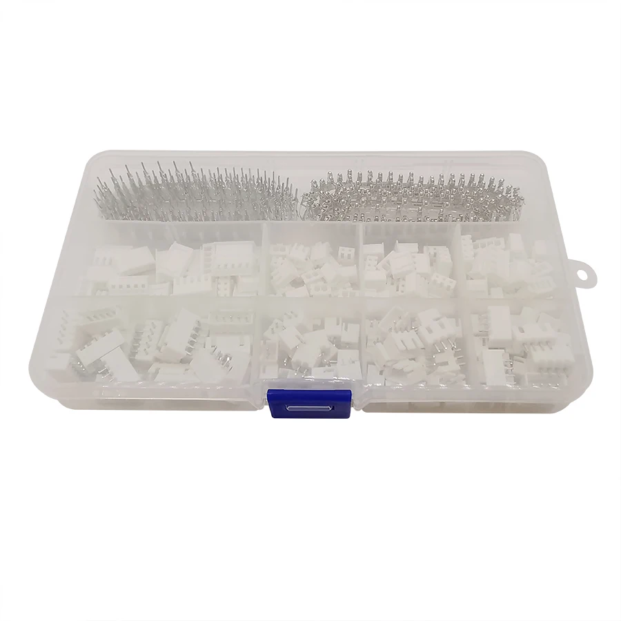 560 / Caja xh2.54 2p 3p 4P 5pin 2.54mm distancia terminal Kit carcasa pin conector jst conector cable conector XH diy kit - imagen 2