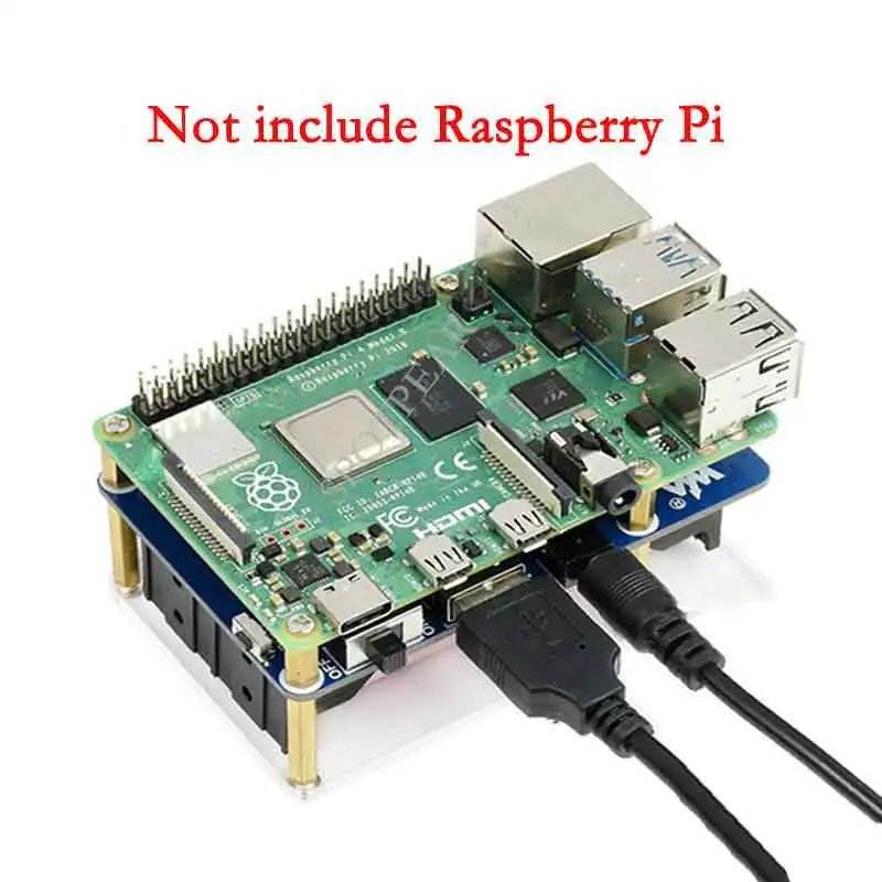 Fuente de alimentación ininterrumpida Raspberry Pi, UPS HAT (B), conector Pogo de corriente de hasta 5A, salida de 5V - imagen 5
