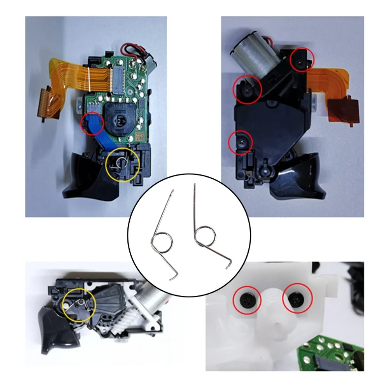 Piezas de Repuesto de resorte de Metal para mando de PS5, mango adaptable para Motor, 10 unids/set por juego - imagen 2