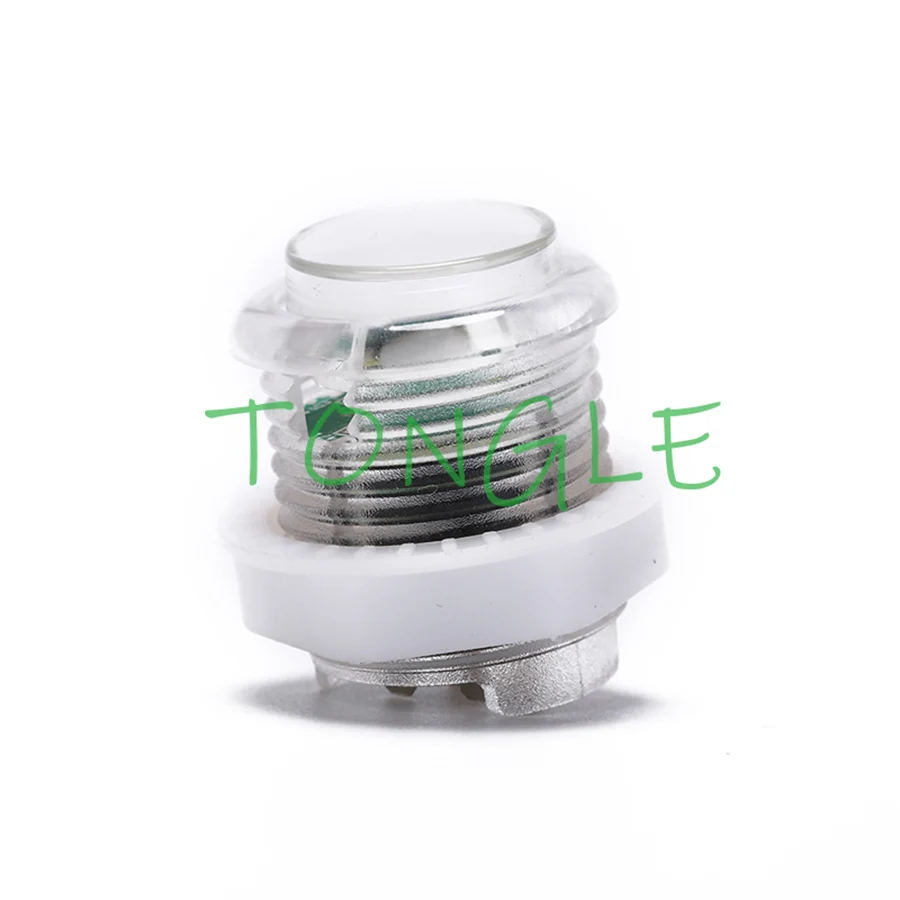 Botón pulsador iluminado con LED para Joystick Arcade, 24mm, 5V, Interruptor incorporado - imagen 2