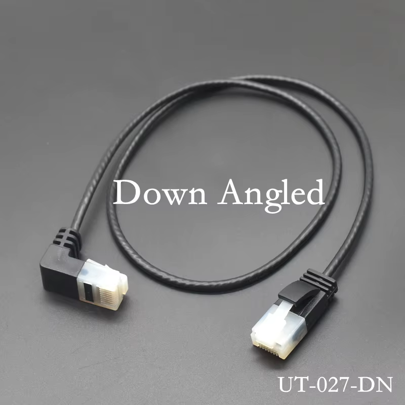 Cable Ethernet Cat6 RJ45 90º Plano UTP – Gigabit Alta Velocidad - imagen 3