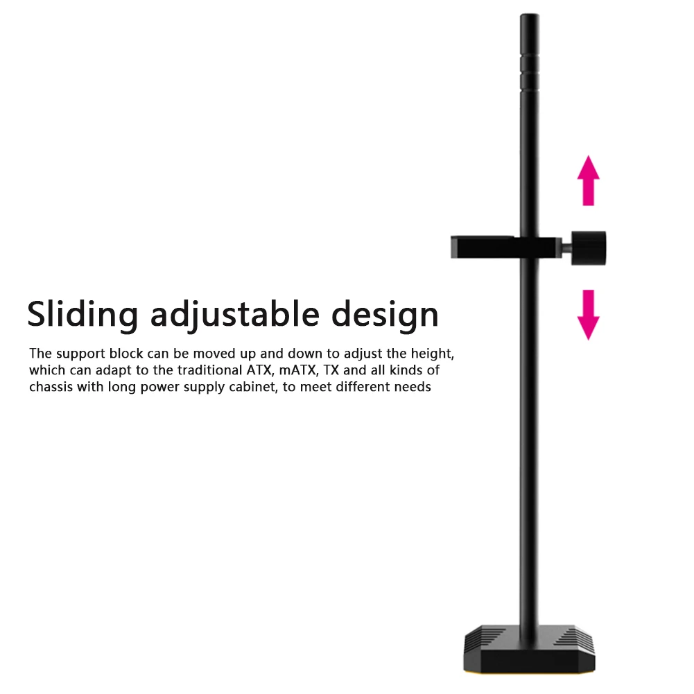COOLMOON-soporte para vídeo gráfico de CM-VT192, aleación de aluminio, GPU, Jack, escritorio, PC, soporte para tarjetas de vídeo, Kit de refrigeración - imagen 4