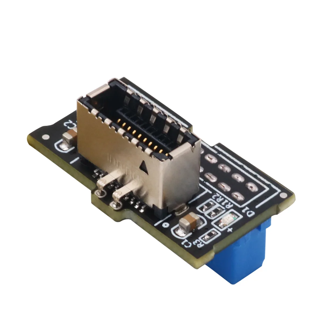 Adaptador de extensión macho para placa base, Panel frontal Vertical USB 3,1, key-a, tipo-e A USB 3,0, 20 pines, versión mejorada - imagen 4